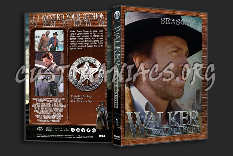 Walker Texas Ranger Season 1 dvd cover