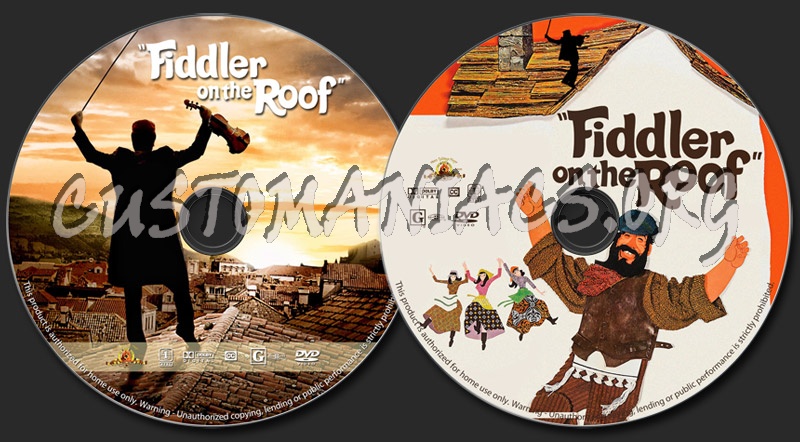 Fiddler on the Roof dvd label