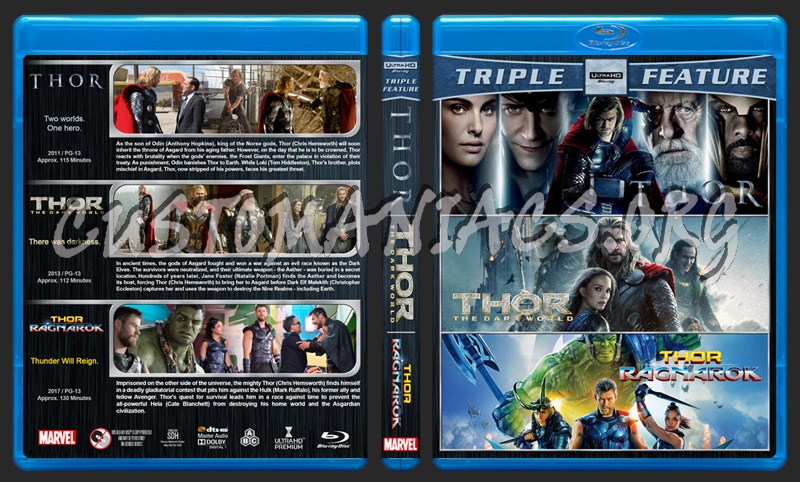Thor Triple Feature (4K) blu-ray cover