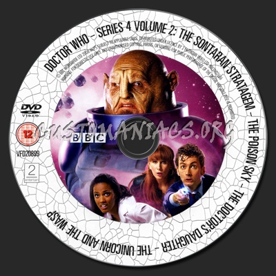 Doctor Who Series 4 Disc 2 dvd label