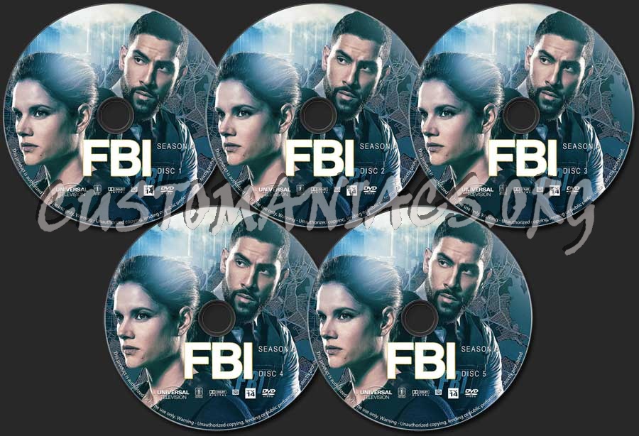 FBI - Season 4 dvd label