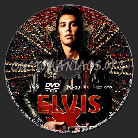 Elvis dvd label
