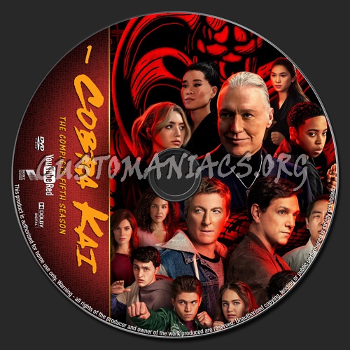 Cobra Kai Season 5 dvd label