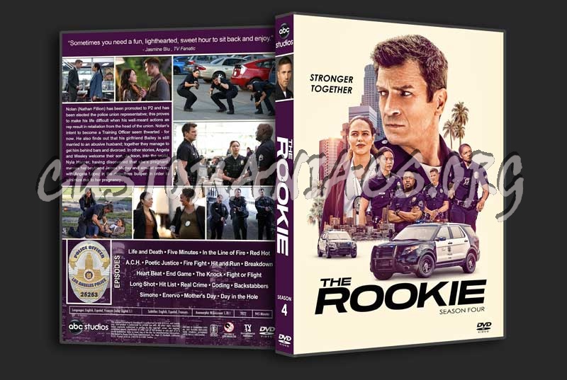The Rookie - Season 4 dvd cover
