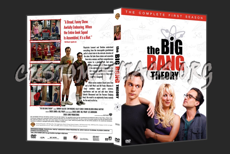 The Big Bang Theory - Season 1 dvd cover