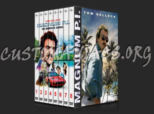 Magnum P.I.  - The Complete Series (spanning spine) dvd cover