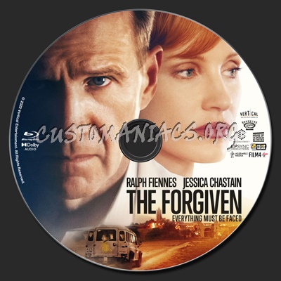 The Forgiven (2022) blu-ray label