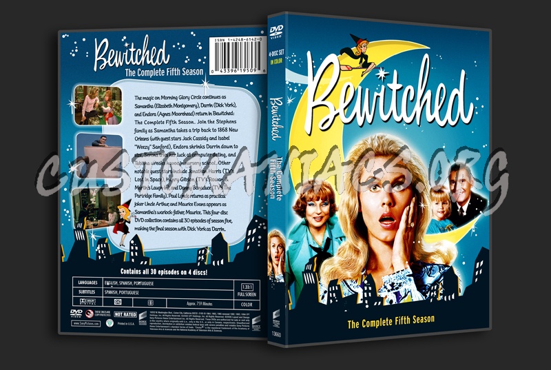 Bewitched - Season 5 dvd cover