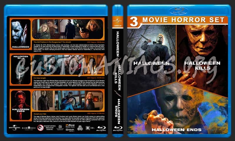 Halloween Triple Feature blu-ray cover