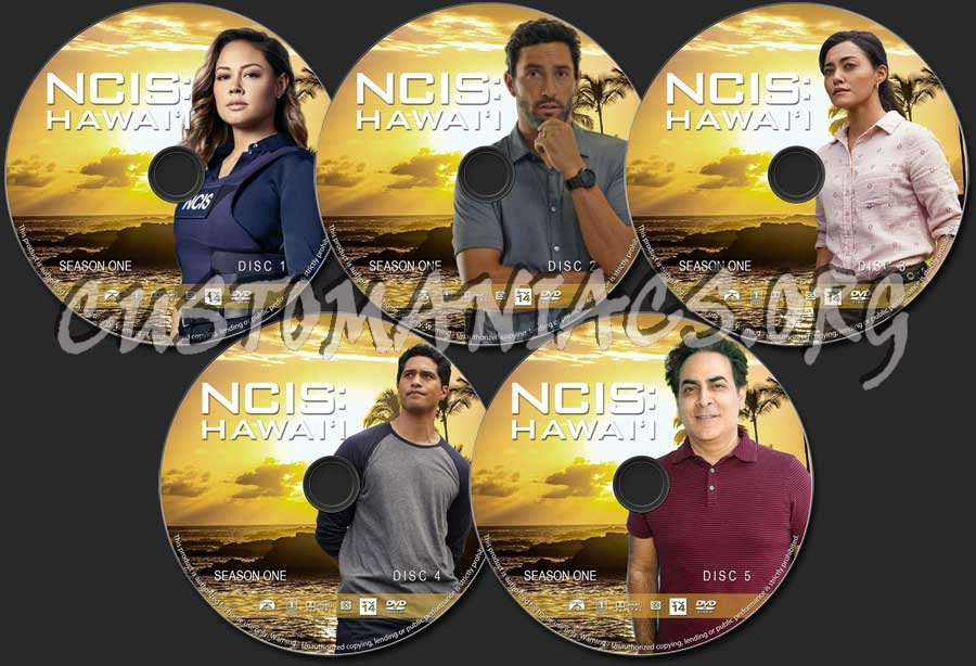 NCIS: Hawaii - Season 1 dvd label