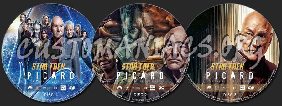 Star Trek: Picard - Season 2 dvd label