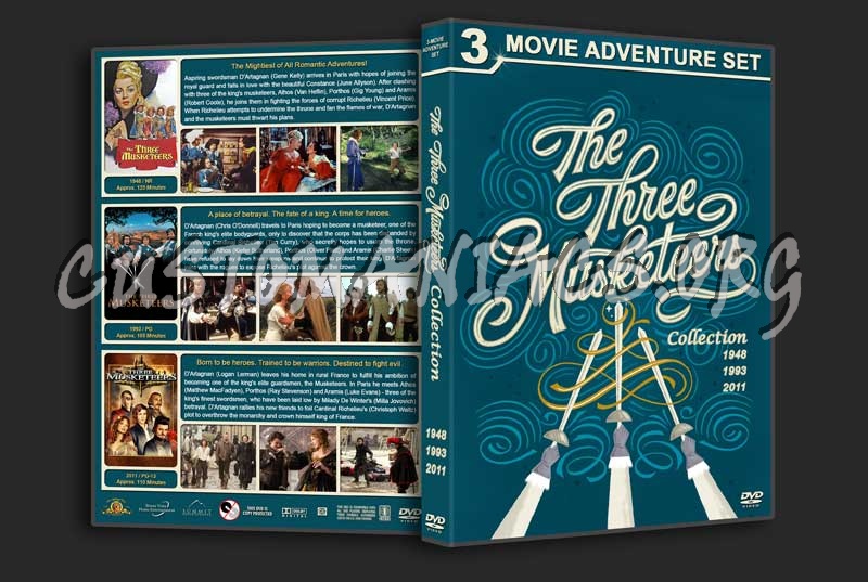 The Three Musketeers Collection dvd cover