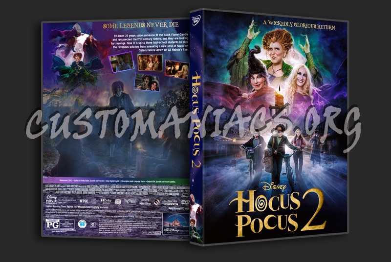 Hocus Pocus 2 dvd cover