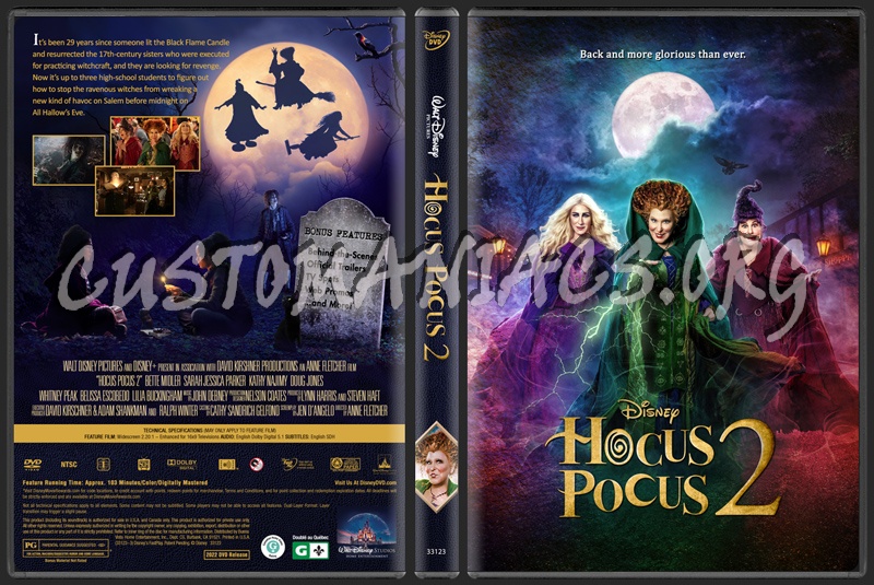 Hocus Pocus 2 (2022) dvd cover