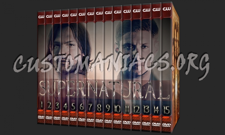 Supernatural - Complete Seasons 1 - 15 dvd cover