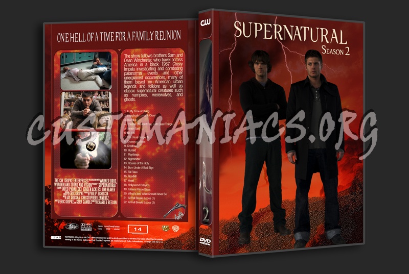 Supernatural - Complete Seasons 1 - 15 dvd cover