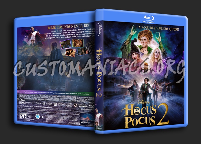 Hocus Pocus 2 dvd cover