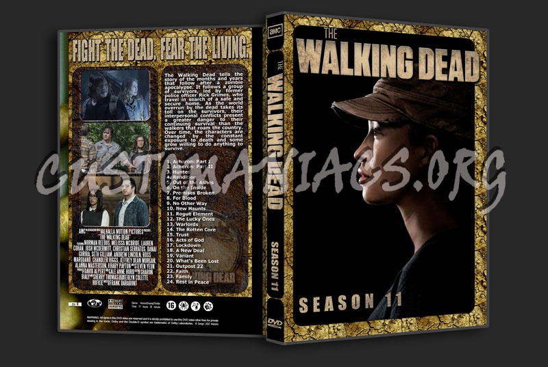 The Walking Dead Season 11 dvd cover