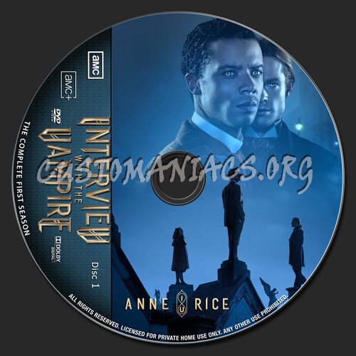 Interview With A Vampire Season 1 dvd label