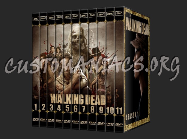 The Walking Dead Complete with Spine dvd cover