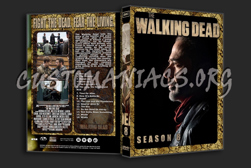 The Walking Dead Complete with Spine dvd cover