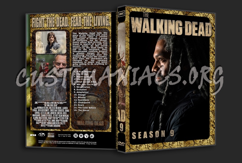 The Walking Dead Complete with Spine dvd cover