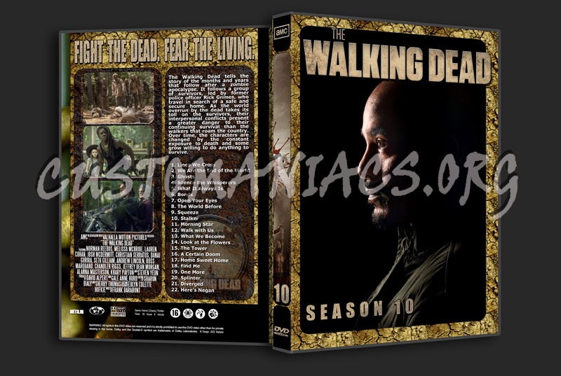 The Walking Dead Complete with Spine dvd cover