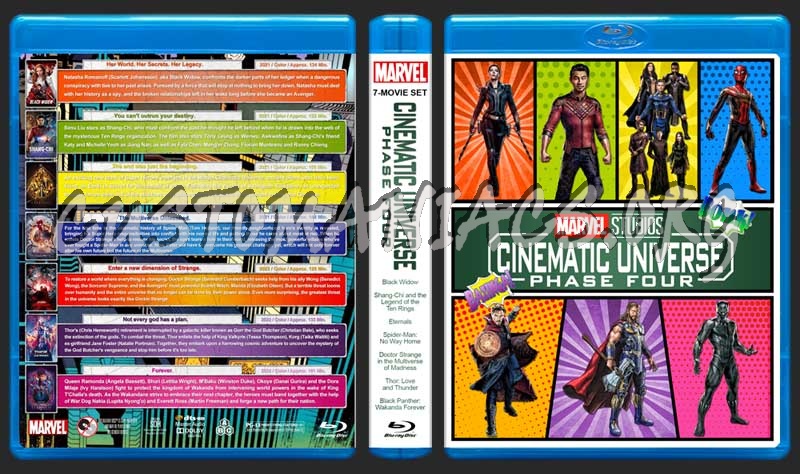Marvel Studios Cinematic Universe - Phase 4 blu-ray cover