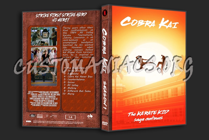 Cobra Kai  - Season 1 dvd cover
