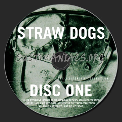 182 Straw Dogs dvd label