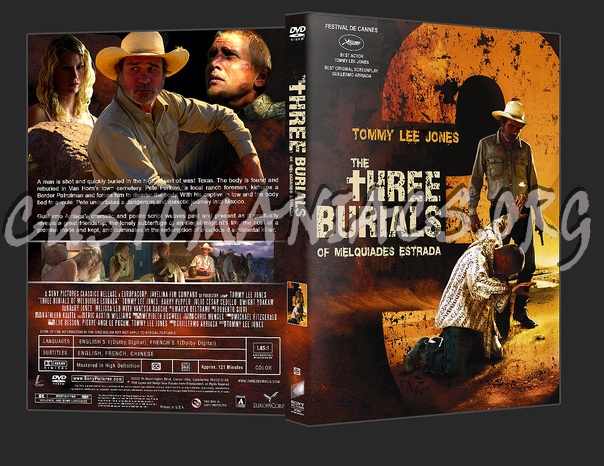 The Three Burials Of Melquiades Estrada dvd cover