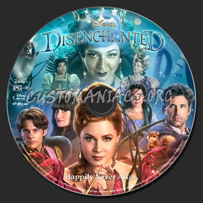 Disenchanted blu-ray label