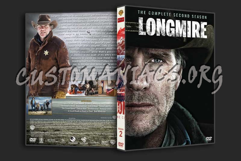 Longmire - The Complete Series (spanning spine) dvd cover