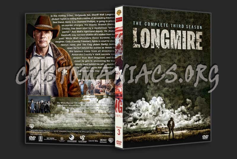 Longmire - The Complete Series (spanning spine) dvd cover