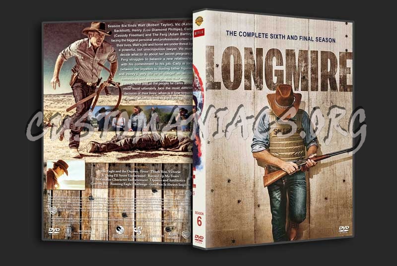 Longmire - The Complete Series (spanning spine) dvd cover