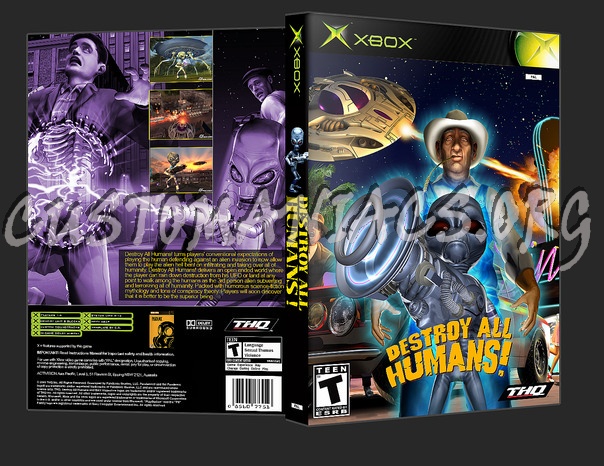 Destroy All Humans dvd cover