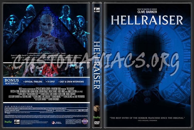 Hellraiser (2022) dvd cover
