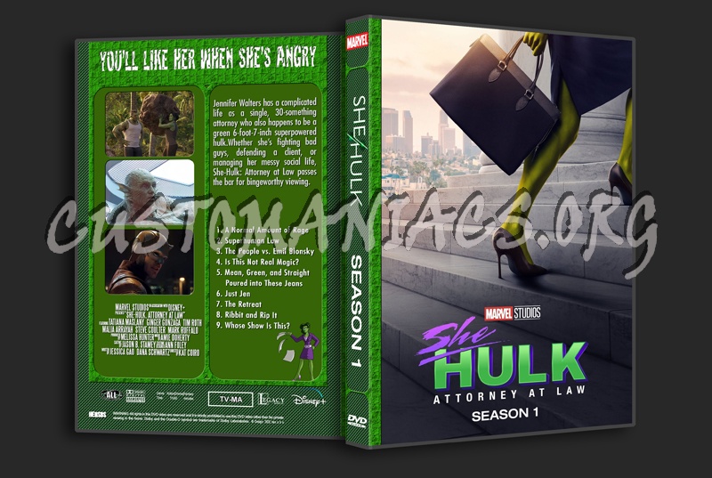 She-Hulk Attorney at Law 1 dvd cover