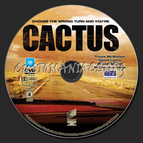 Cactus dvd label