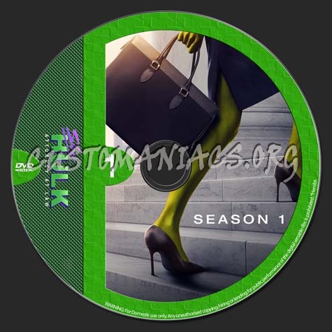 She-Hulk Attorney at Law 1 dvd label