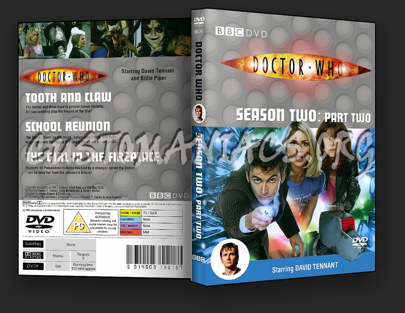 Doctor Who : Season Two (classic R2 style) dvd cover