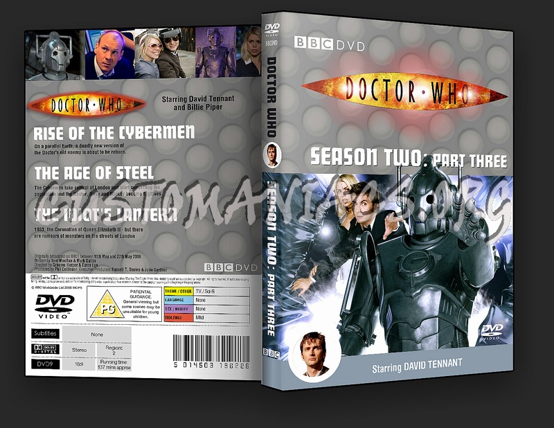 Doctor Who : Season Two (classic R2 style) dvd cover
