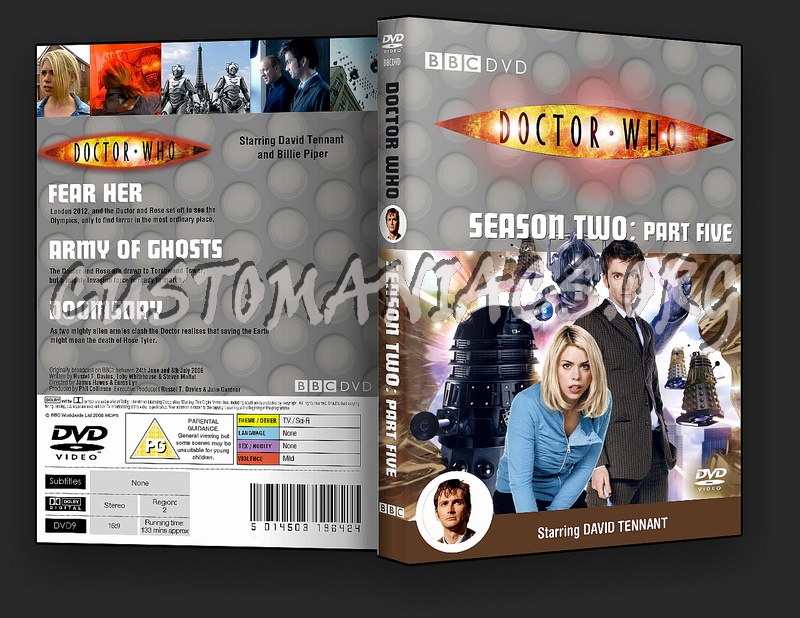 Doctor Who : Season Two (classic R2 style) dvd cover