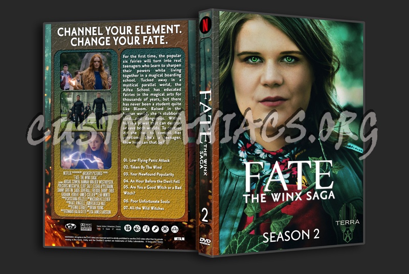Fate The Winx Saga - Season 2 dvd cover