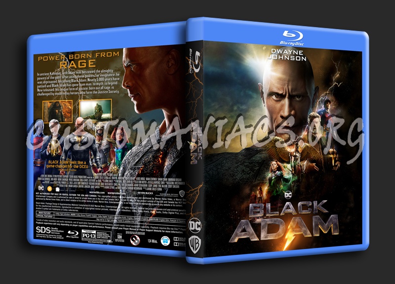 Black Adam dvd cover
