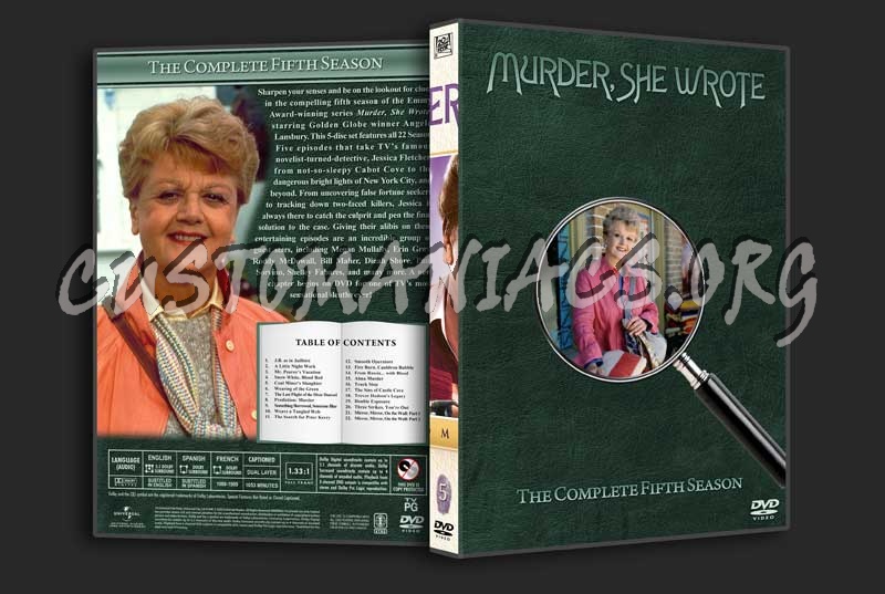 Murder She Wrote  - The Complete Series (spanning spine) dvd cover