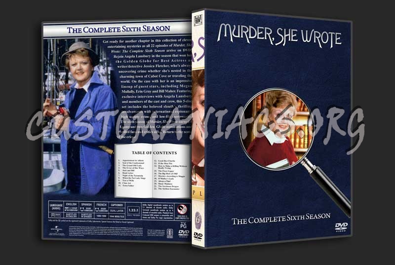 Murder She Wrote  - The Complete Series (spanning spine) dvd cover