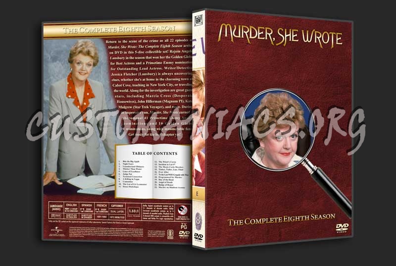 Murder She Wrote  - The Complete Series (spanning spine) dvd cover