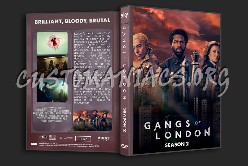 Gangs of London season 2 dvd cover