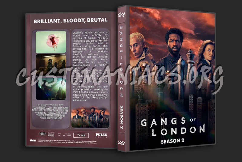 Gangs of London season 2 dvd cover